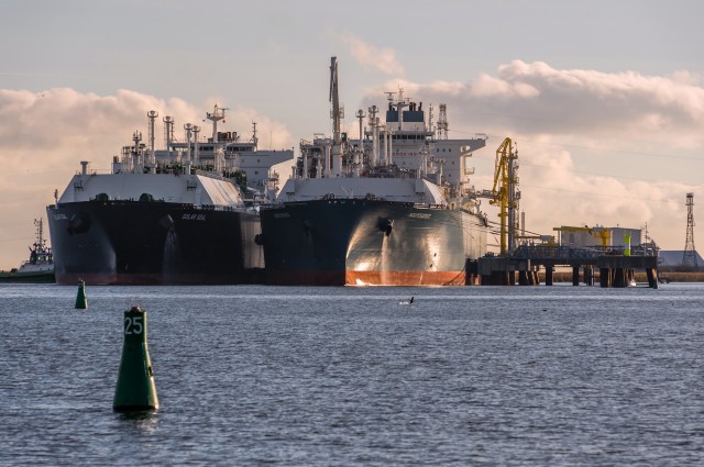 Am LNG Terminal Klaipeda in Litauen